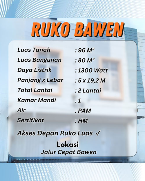 spec ruko bawen 500
