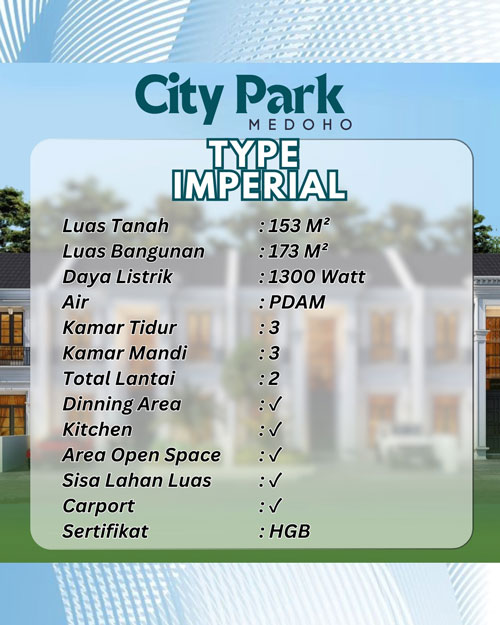 spec rumah type imperial 500